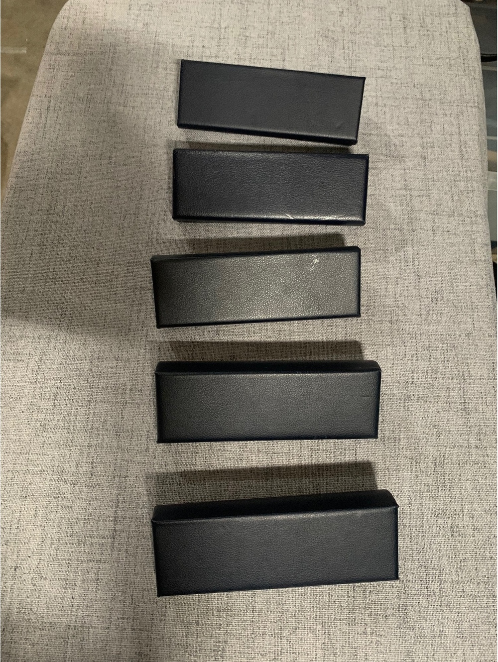 Set of 5 Warby Parker Black Eyeglass Cases